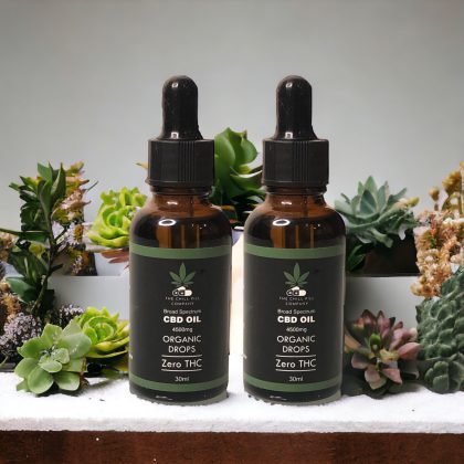 2 bottles - Broad Spectrum CBD Oil 4500mg