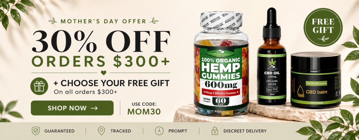 Chill Pill Supplements Mother's Day 30% off sale