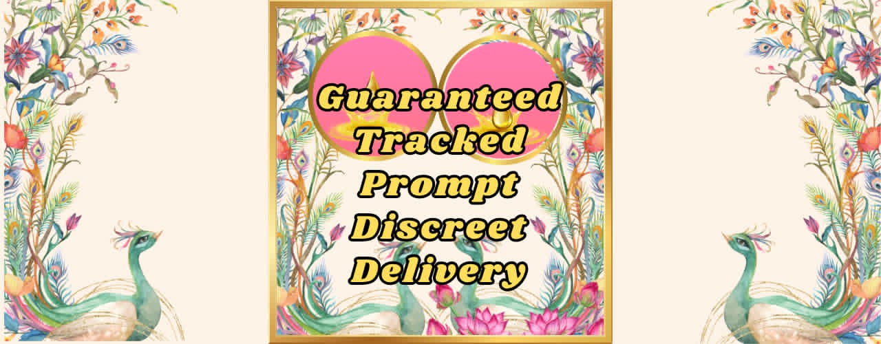 Guaranteed, tracked, Prompt, discreet delivery