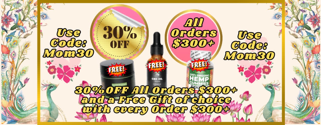 Mother's day say 30% off CBD Oil Australia