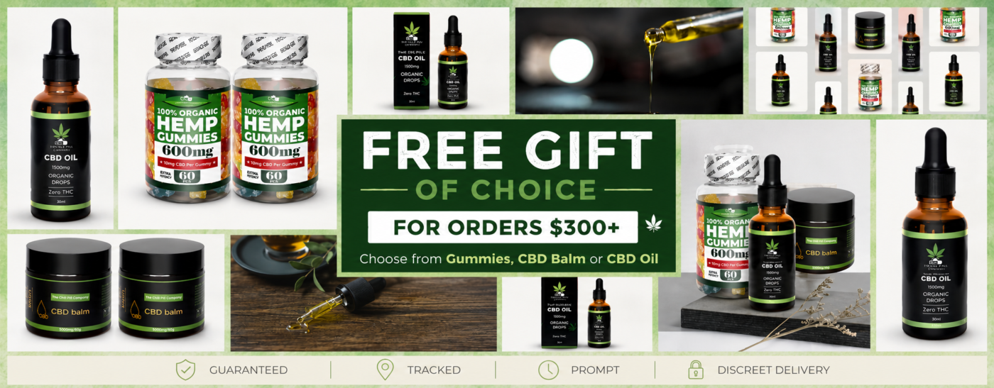 CBD Oil Australia Free Gift for orders $300+