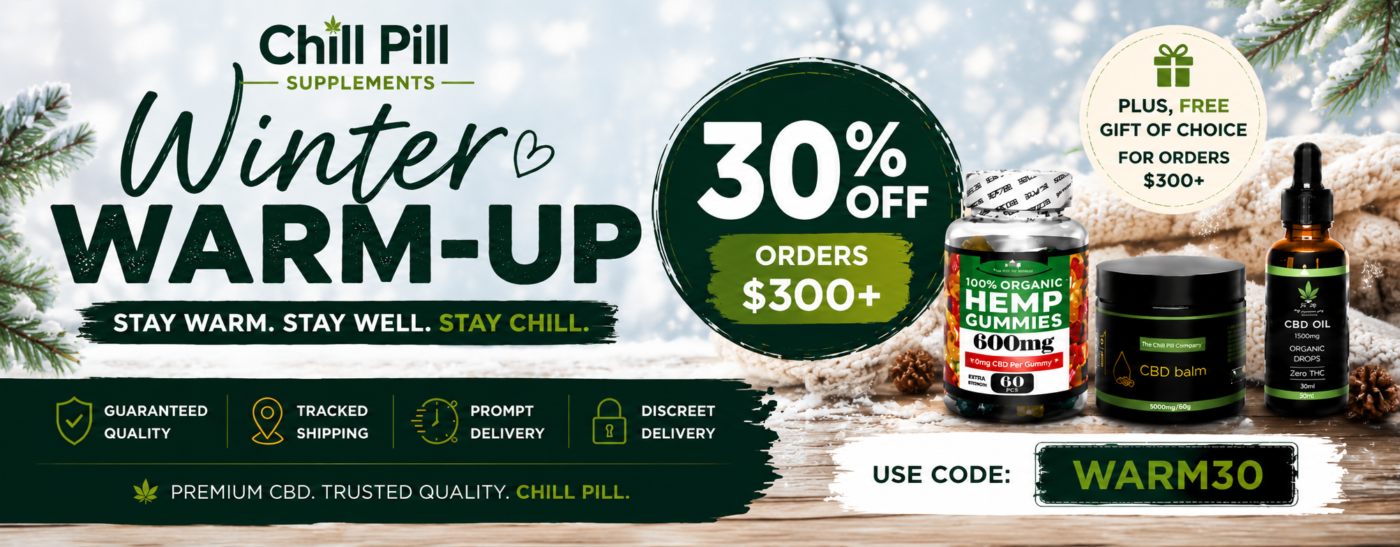 Winter Warmup 30% off CBD Sale